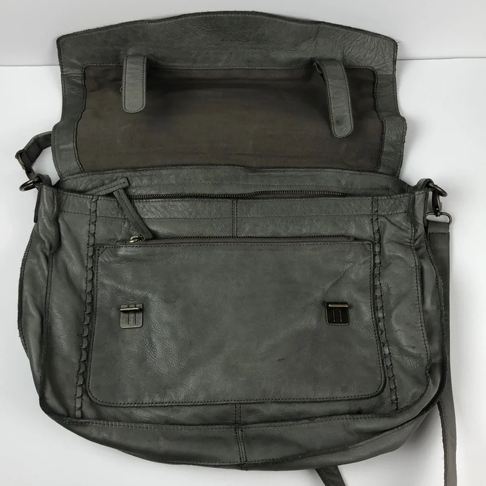 Liebeskind Berlin Leather Crossbody Satchel Bag - Picture 7 of 14